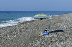 Sizilien, Santa Stefano di Camestra, Strand