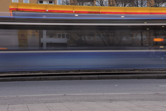 Street, Lichtzeichnung, München, Bus