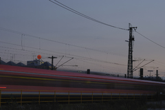 Street, Lichtzeichnung, München, S-Bahn