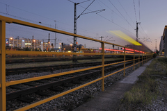 Street, Lichtzeichnung, München, S-Bahn